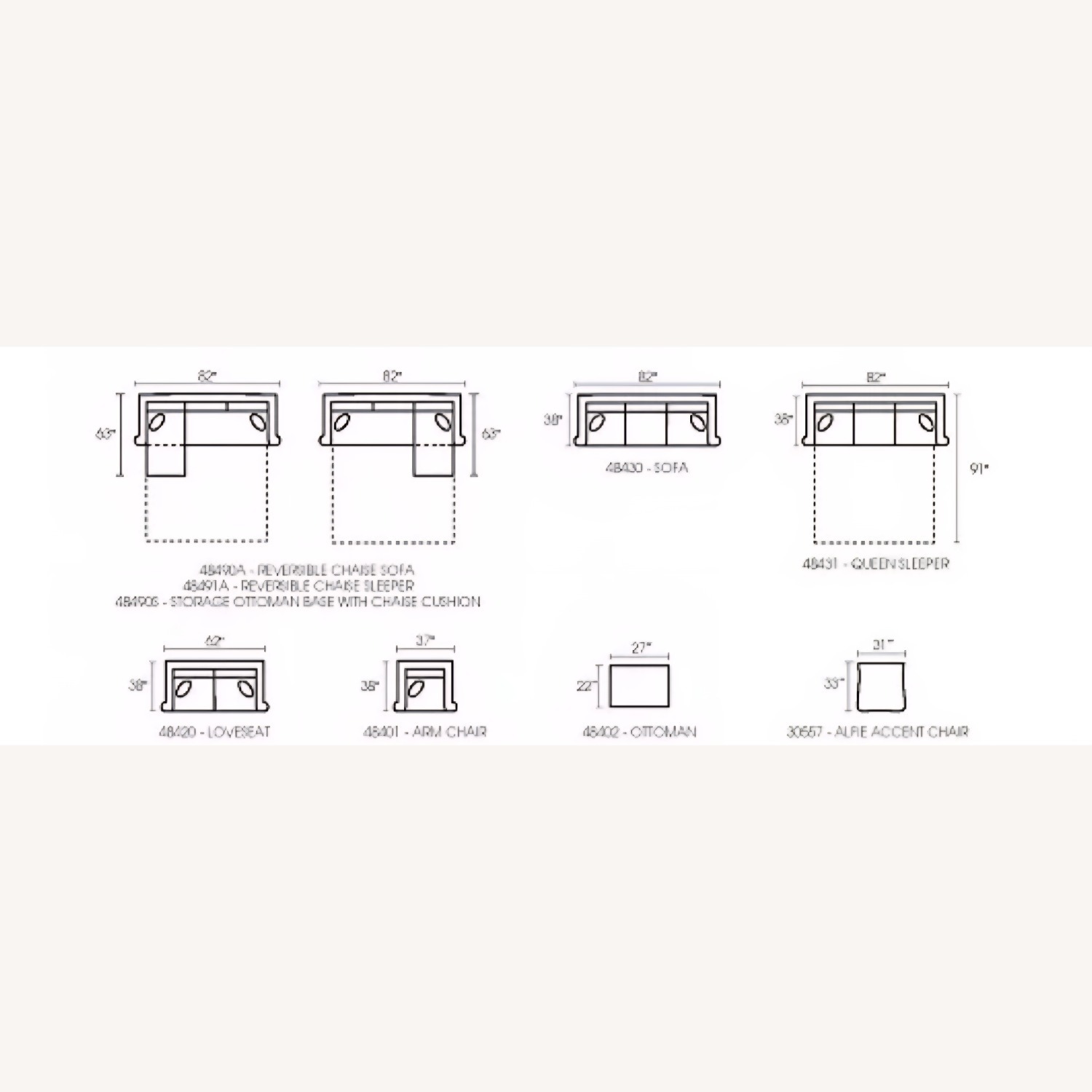 Macy's Lydia Blue Fabric 2 Seater Sofa - image-7