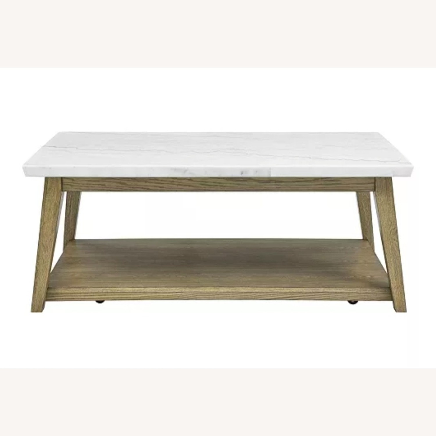 Macy's Mabell Dark Brown Wood Coffee Table - image-0