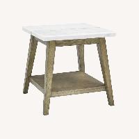 Macy's 2 Marble Top Side Tables