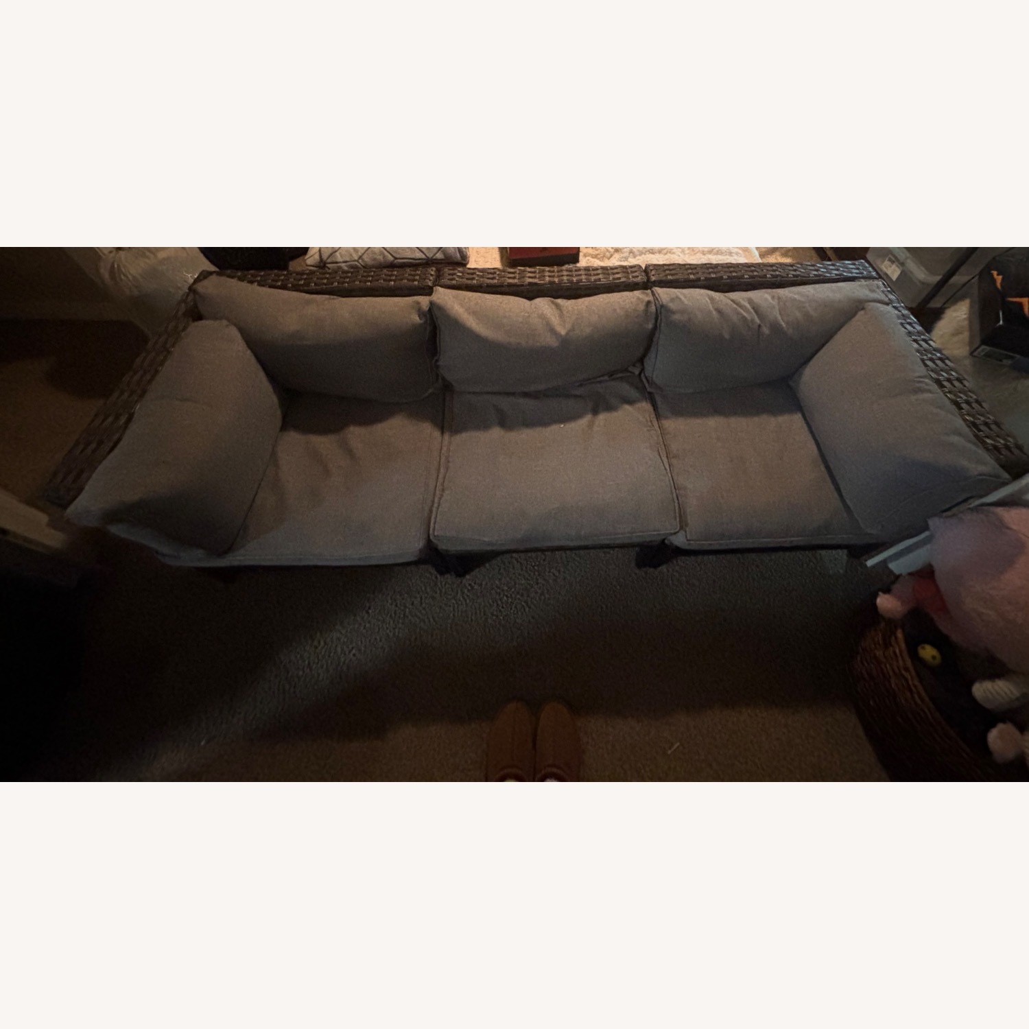 Wayfair Light Gray Wicker Patio Furniture - image-6