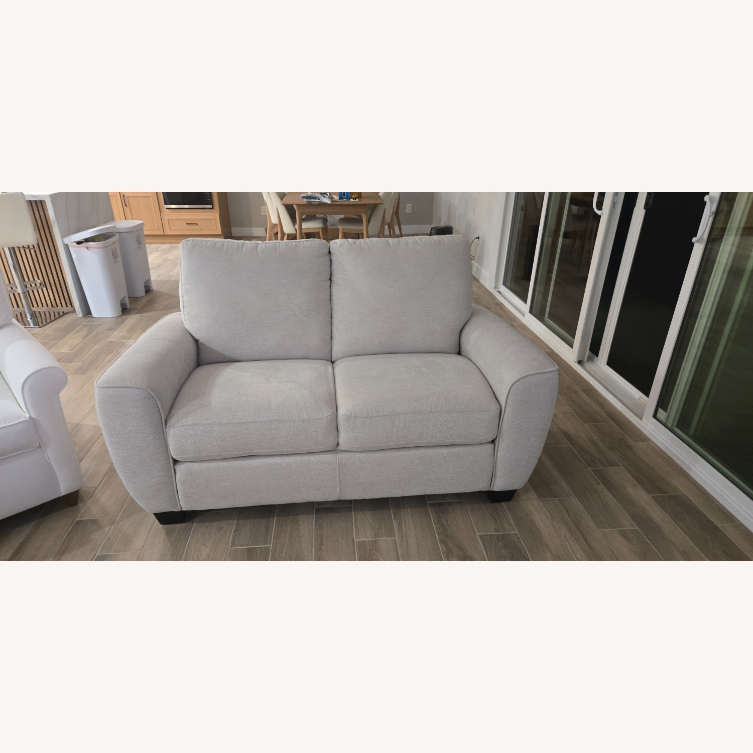 Macy's Natural Loveseat - image-7