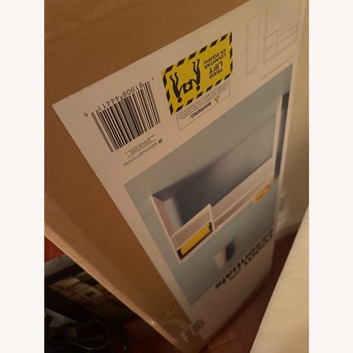 Used Target White Wood Desk for sale on AptDeco