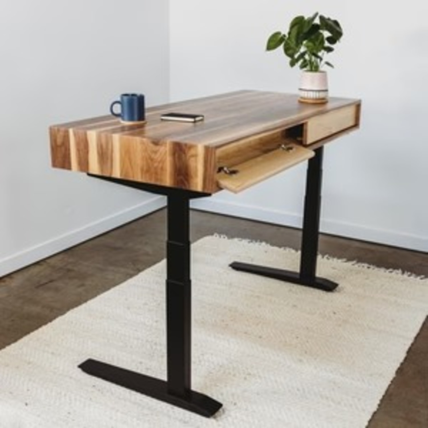 The Evolve Electric Adjustable Desk With Drawers - image-4