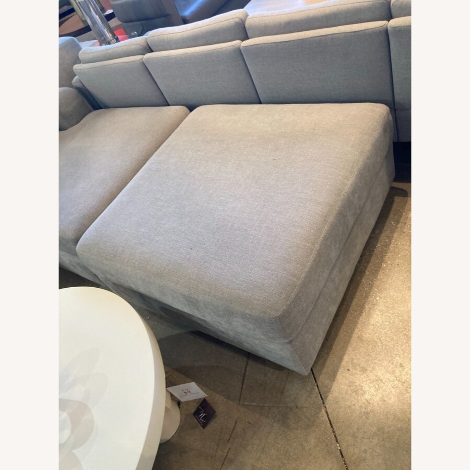 6pc Fabric L-Shape Sectional Gray - image-5