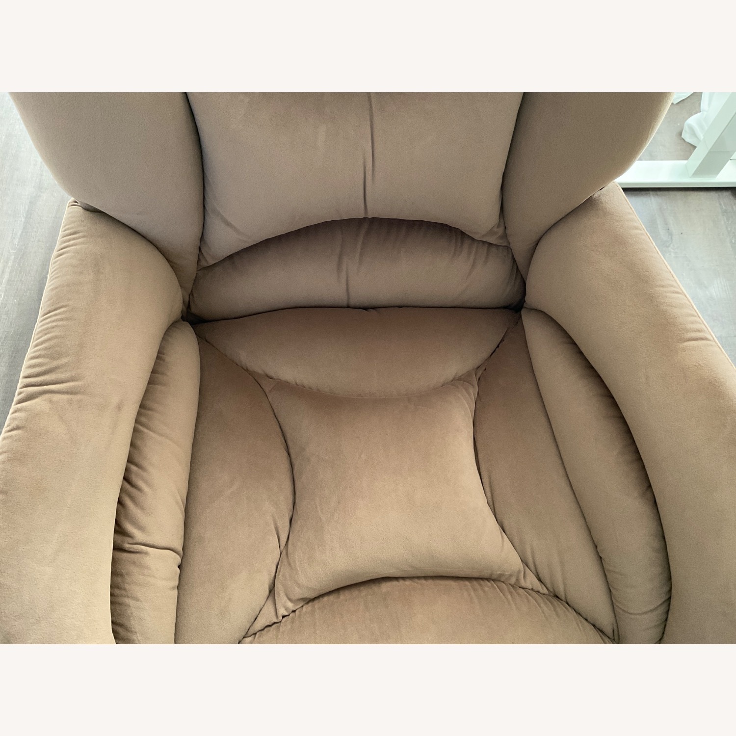 Gold Velvet Office Chair - image-4