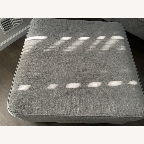Used Raymour & Flanigan Dark Gray Ottoman for sale on AptDeco
