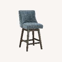Home Goods Blue Fabric Dining Chairs