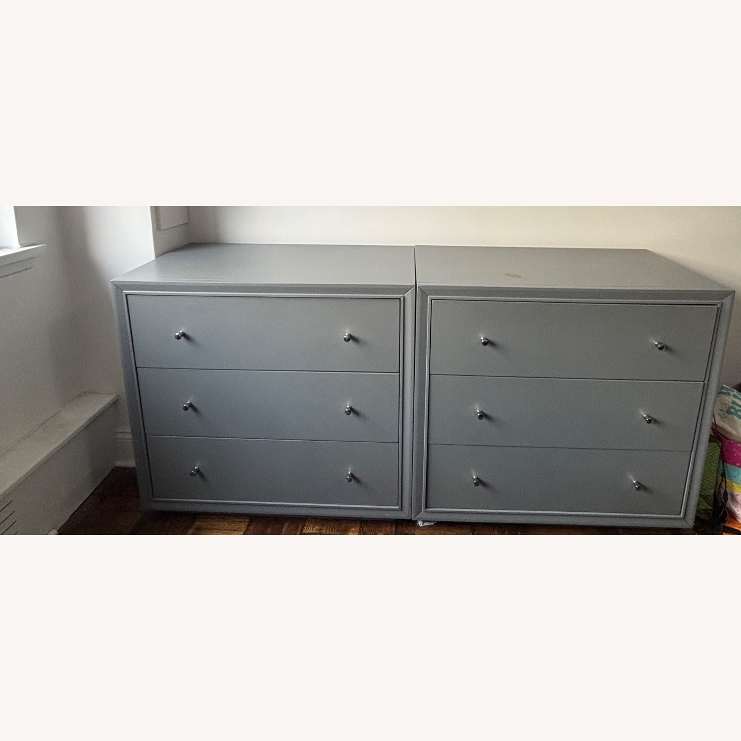 Pottery Barn Kids Sloan Light Gray Wood Dresser - image-2