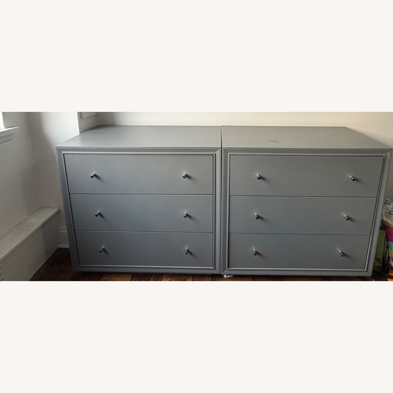 Pottery Barn Kids Sloan Light Gray Wood Dresser - image-1