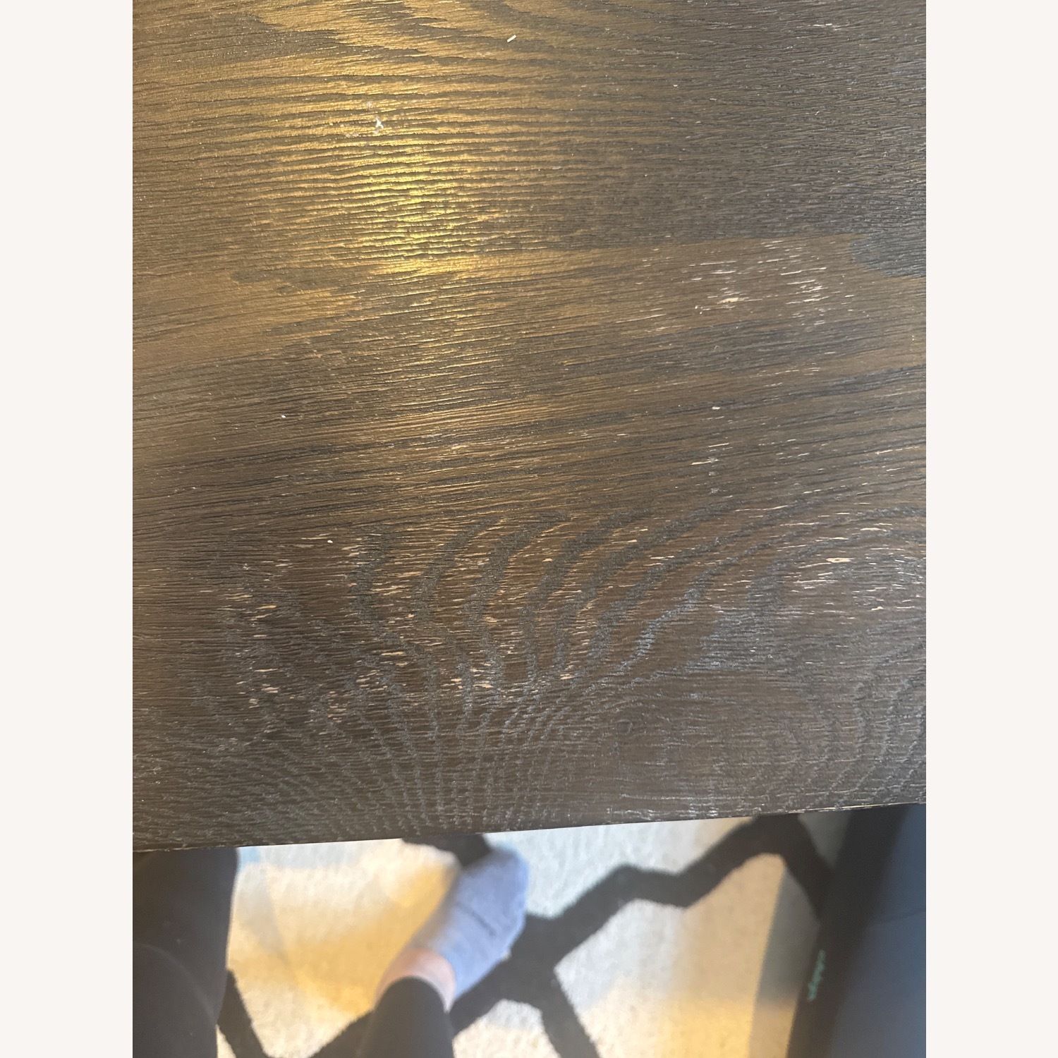 Restoration Hardware Machinto Dark Brown Wood Desk - image-3