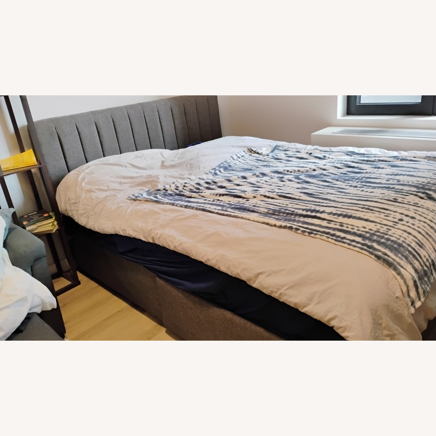 Cletus Upholstered Metal Platform Storage Bed - image-3