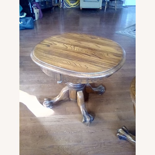Used Dark Brown Wood Side Tables for sale on AptDeco