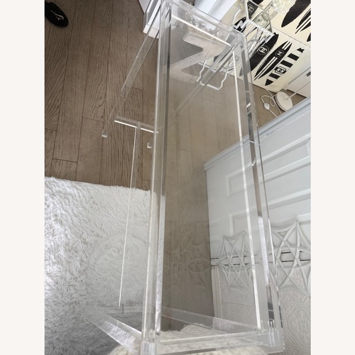 Used Sumersault Transparent Desk for sale on AptDeco