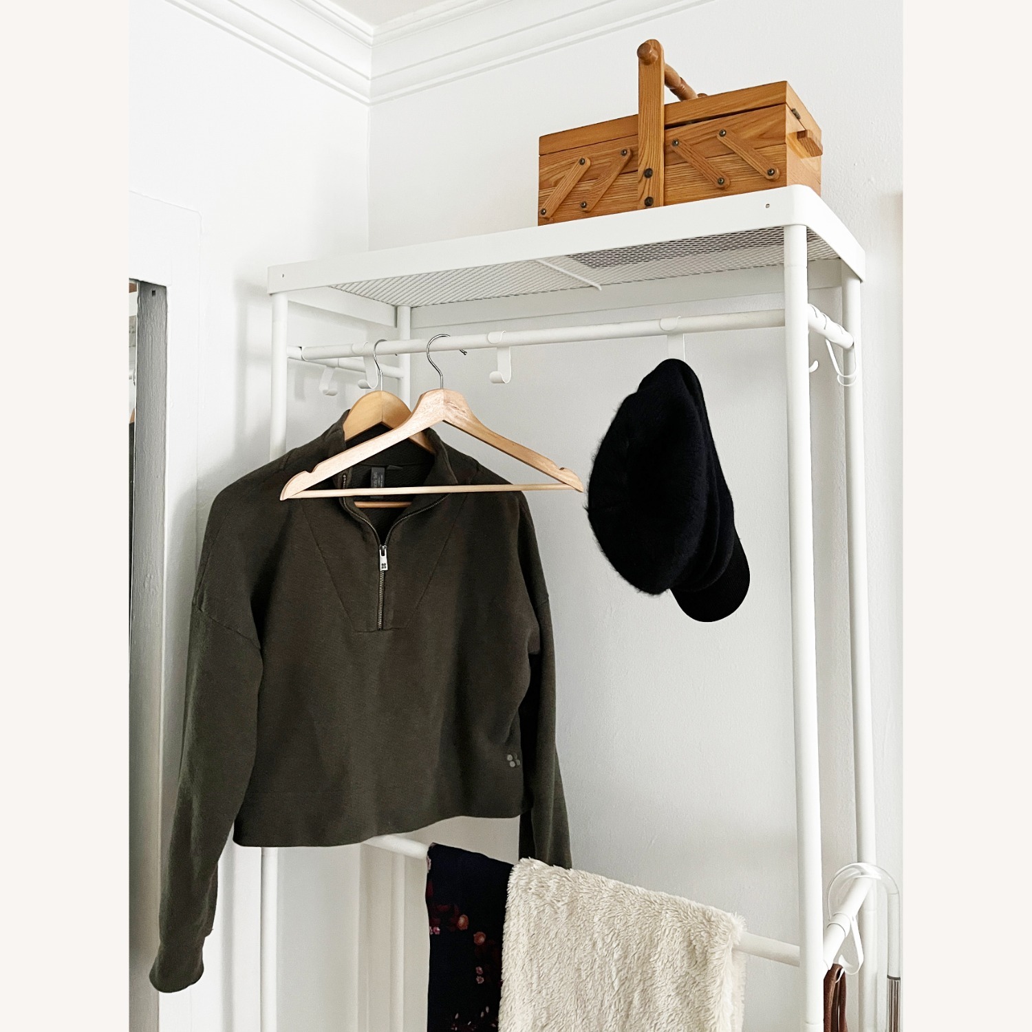 IKEA MACKAPÄR Clothing Rack With Storage - image-2
