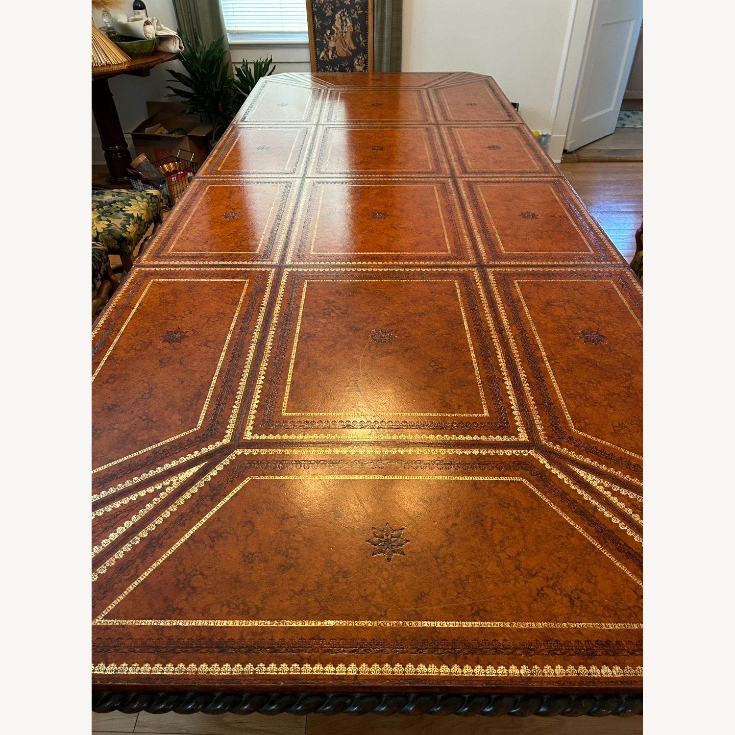 Maitland-Smith Dark Brown Wood Dining Table - image-2