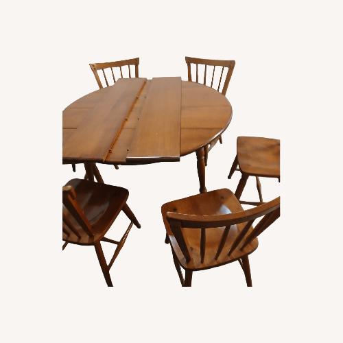 Used Ethan Allen Dinette Set 6 Chairs  for sale on AptDeco
