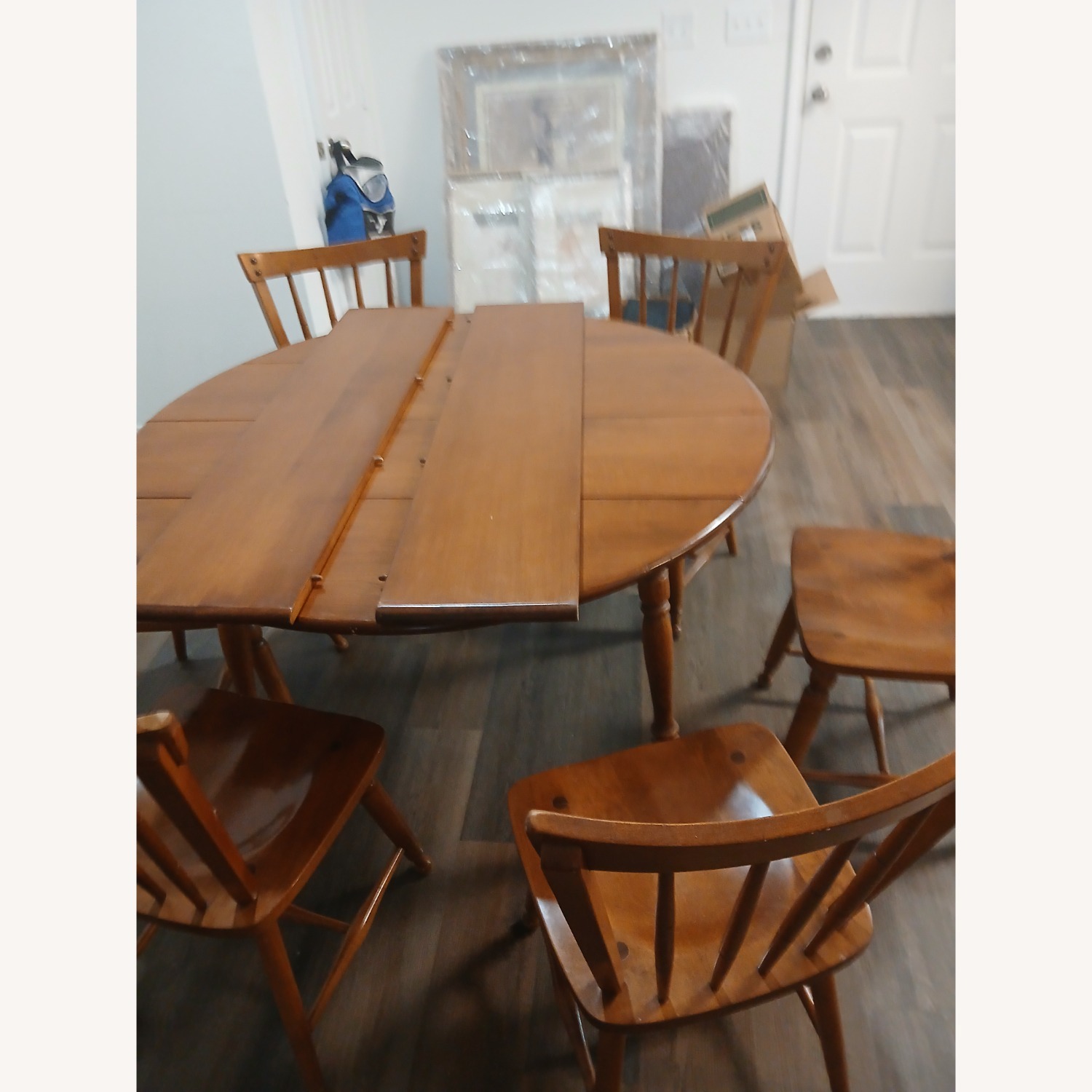 Ethan Allen Dinette Set 6 Chairs - image-0