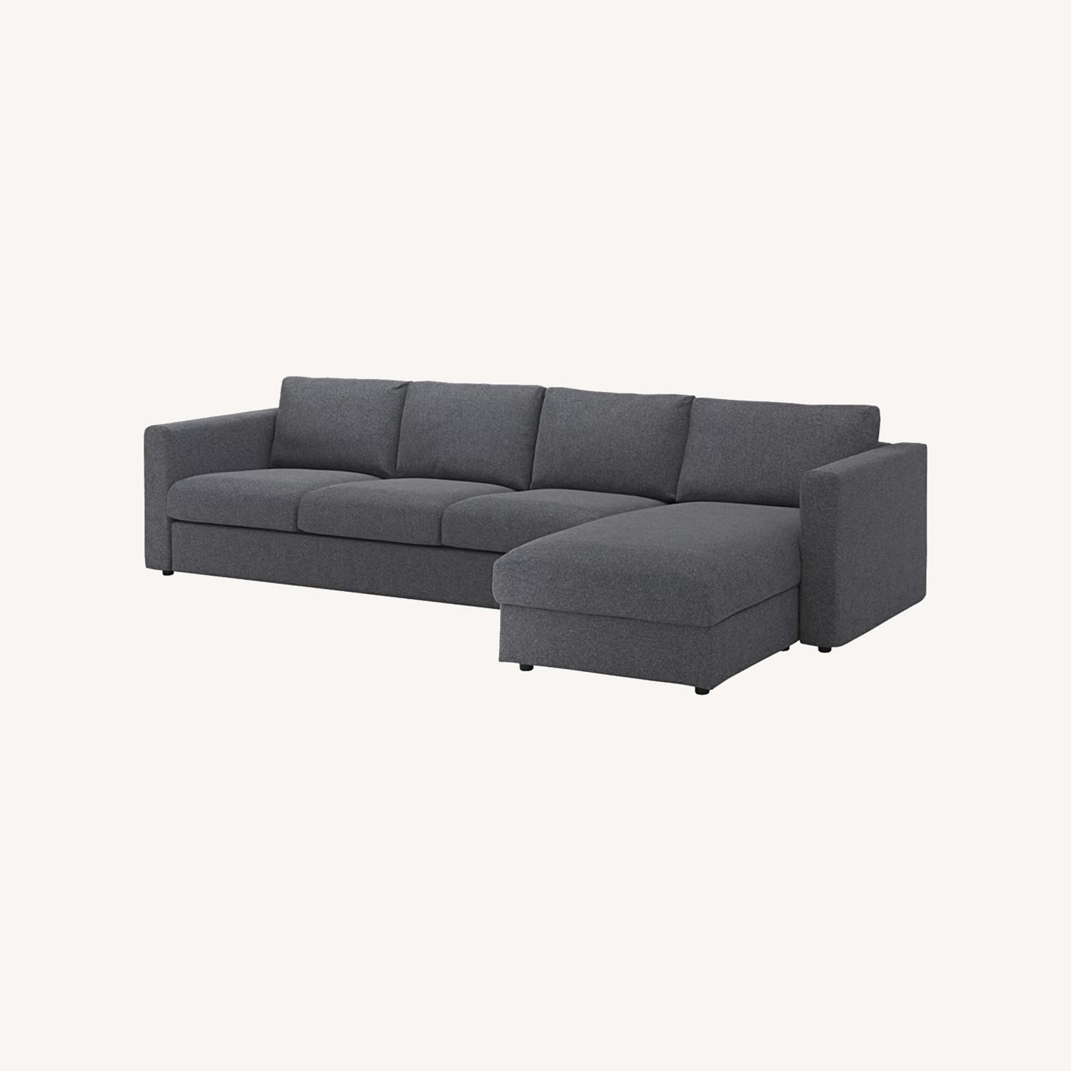 IKEA FINNALA Sectional, 4-seat + Ottoman - image-0