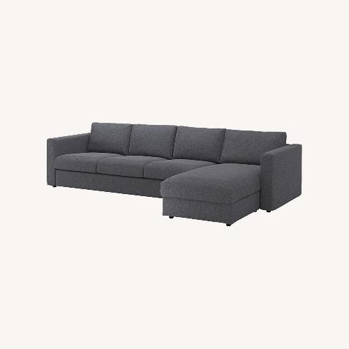 Used IKEA FINNALA Sectional, 4-seat + Ottoman for sale on AptDeco