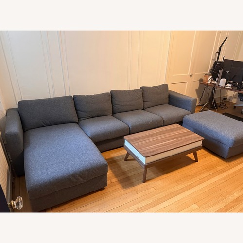 Used IKEA FINNALA Sectional, 4-seat + Ottoman for sale on AptDeco