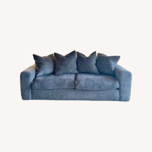 Used Chenille Feather Cloud Sofa for sale on AptDeco
