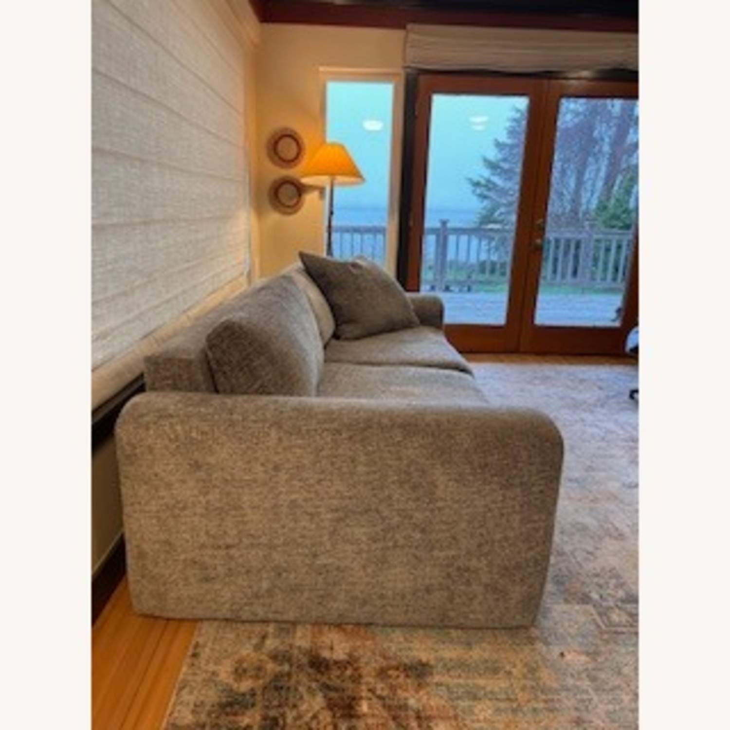 Chenille Feather Cloud Sofa - image-1