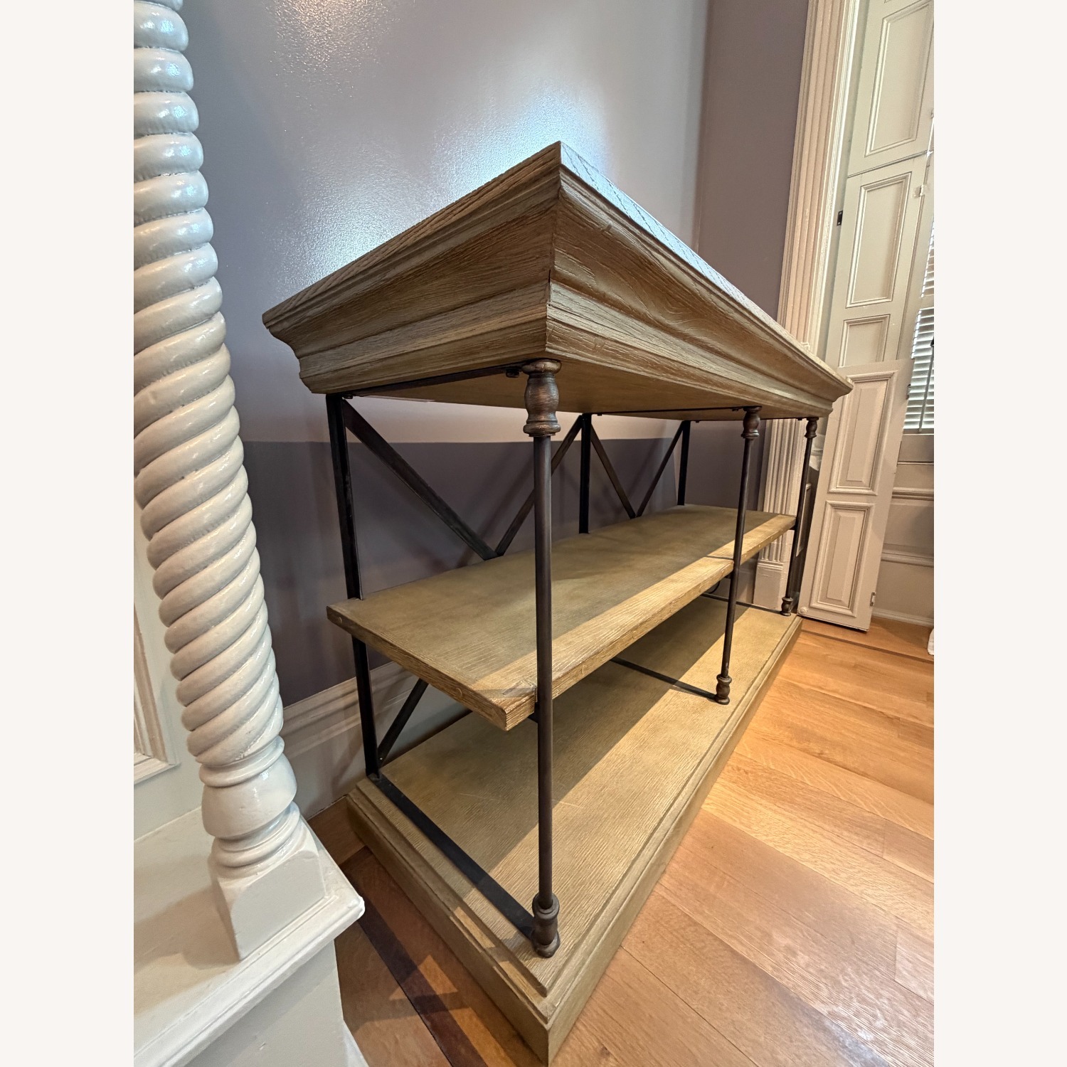 Restoration Hardware Parisian Cornice Console Table - image-2