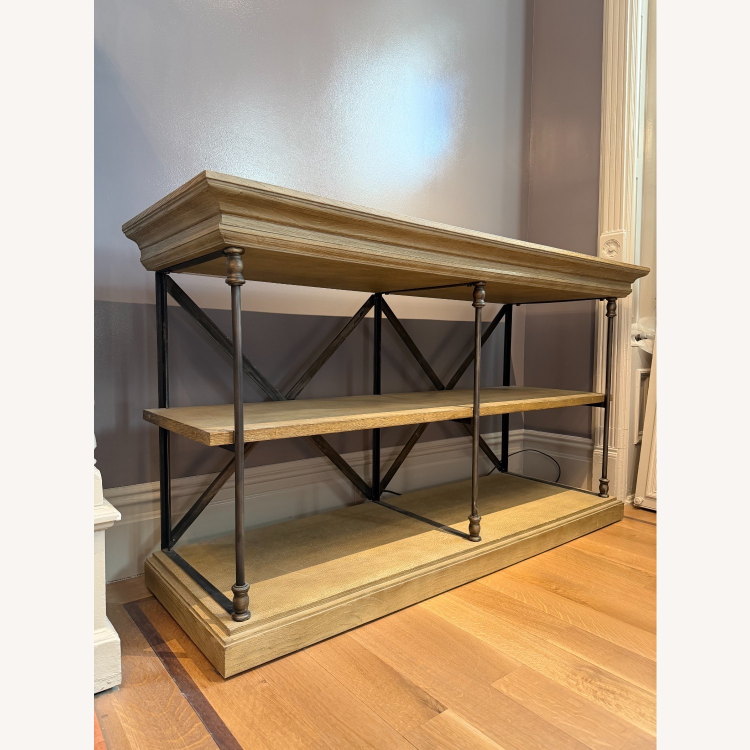 Restoration Hardware Parisian Cornice Console Table - image-5