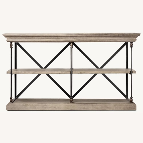 Used Restoration Hardware Parisian Cornice Console Table for sale on AptDeco