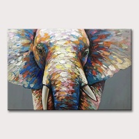 Mother Elephant Contemporary Wall Art