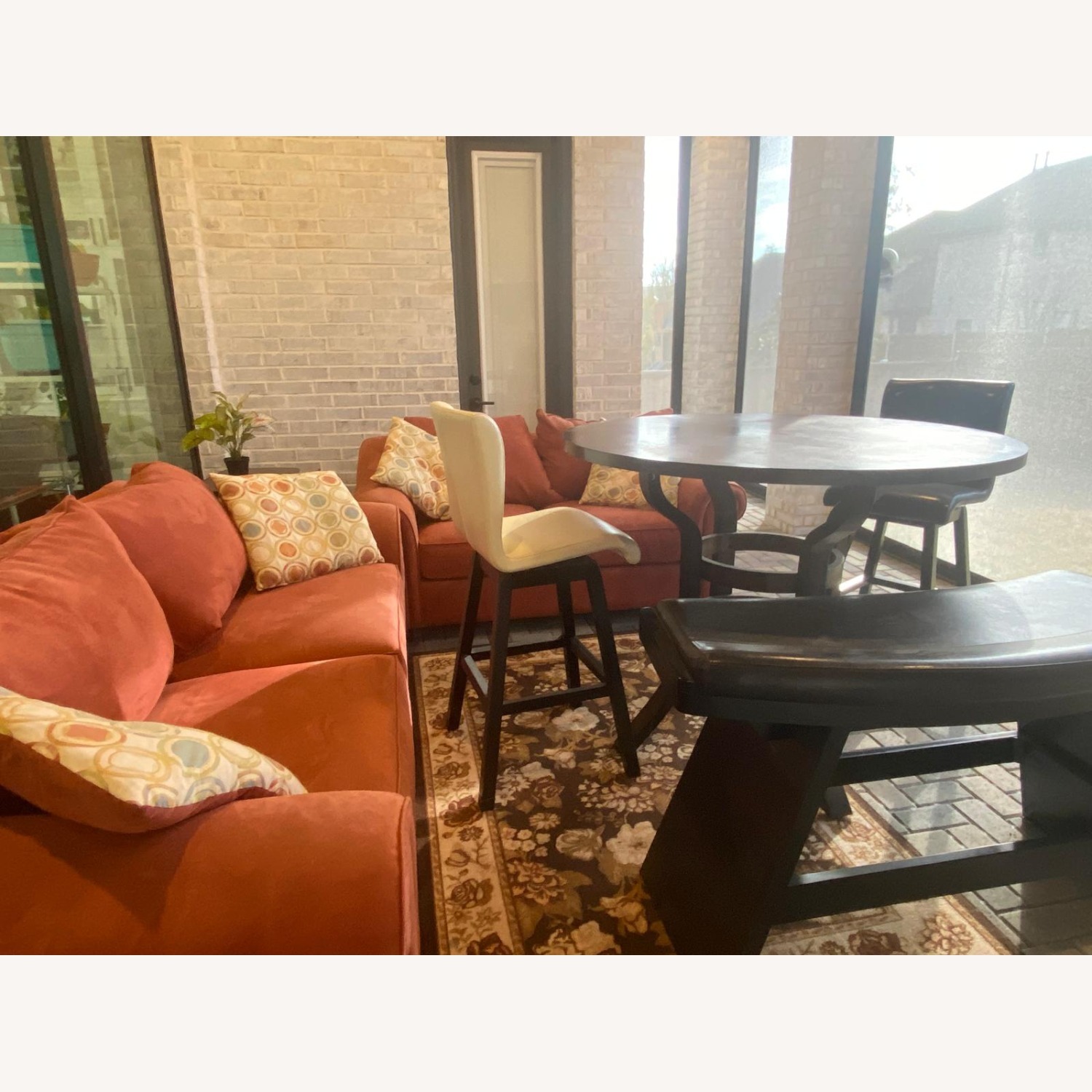 Rooms To Go Dark Brown Dining Table - image-2