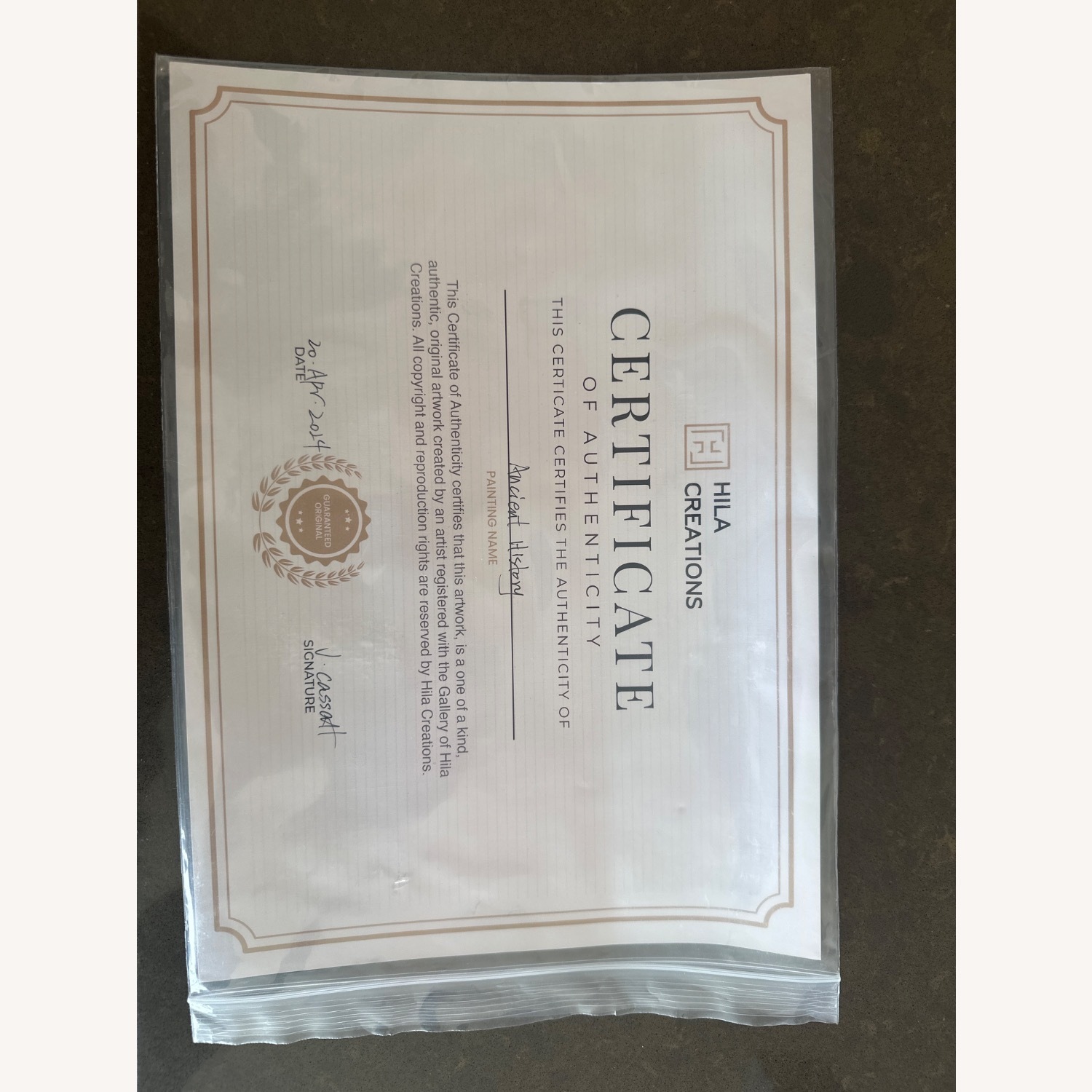 Original Hand-Painted Canvas - Framed - image-6