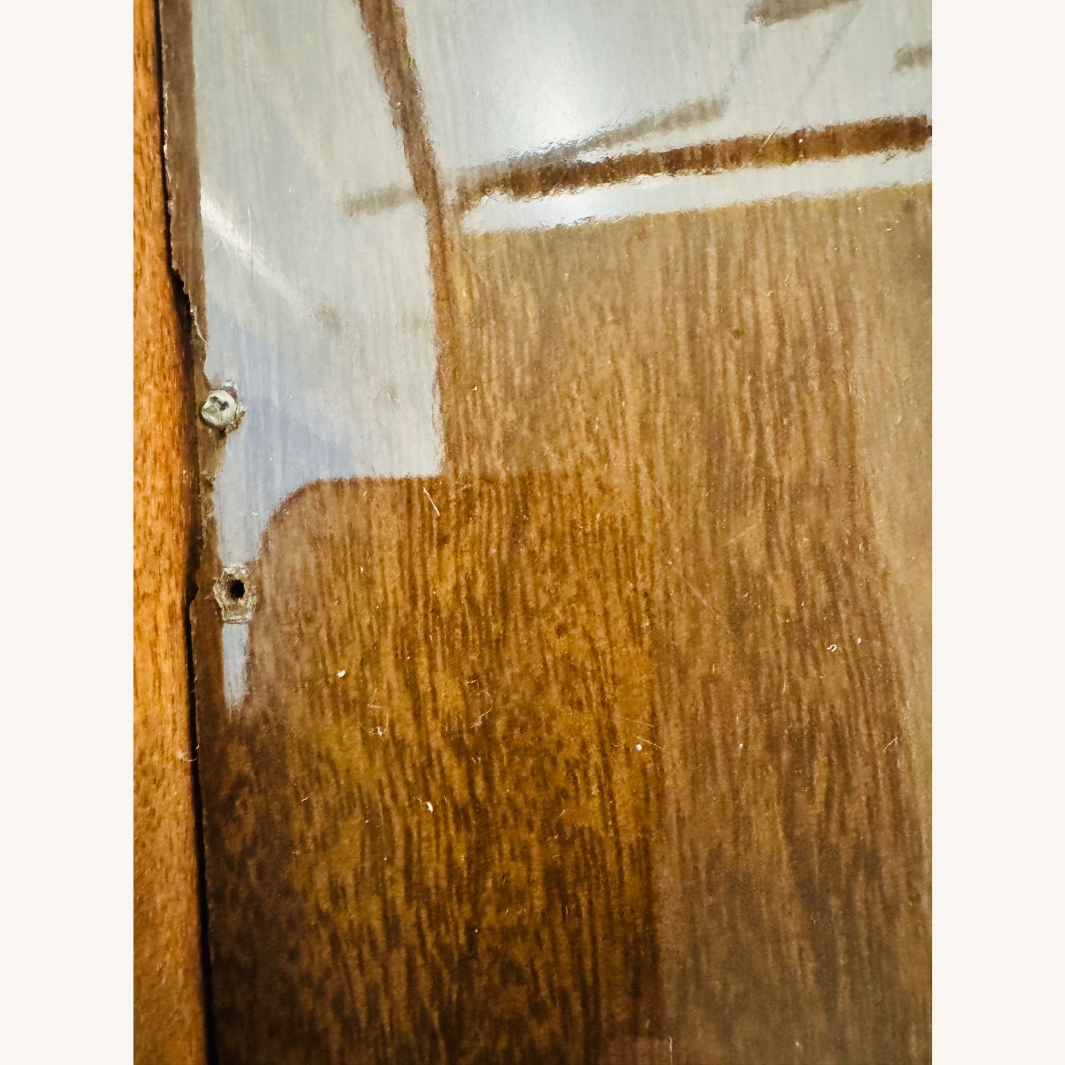 Vintage/Antique Dark Brown Wood Bar Cart - image-8