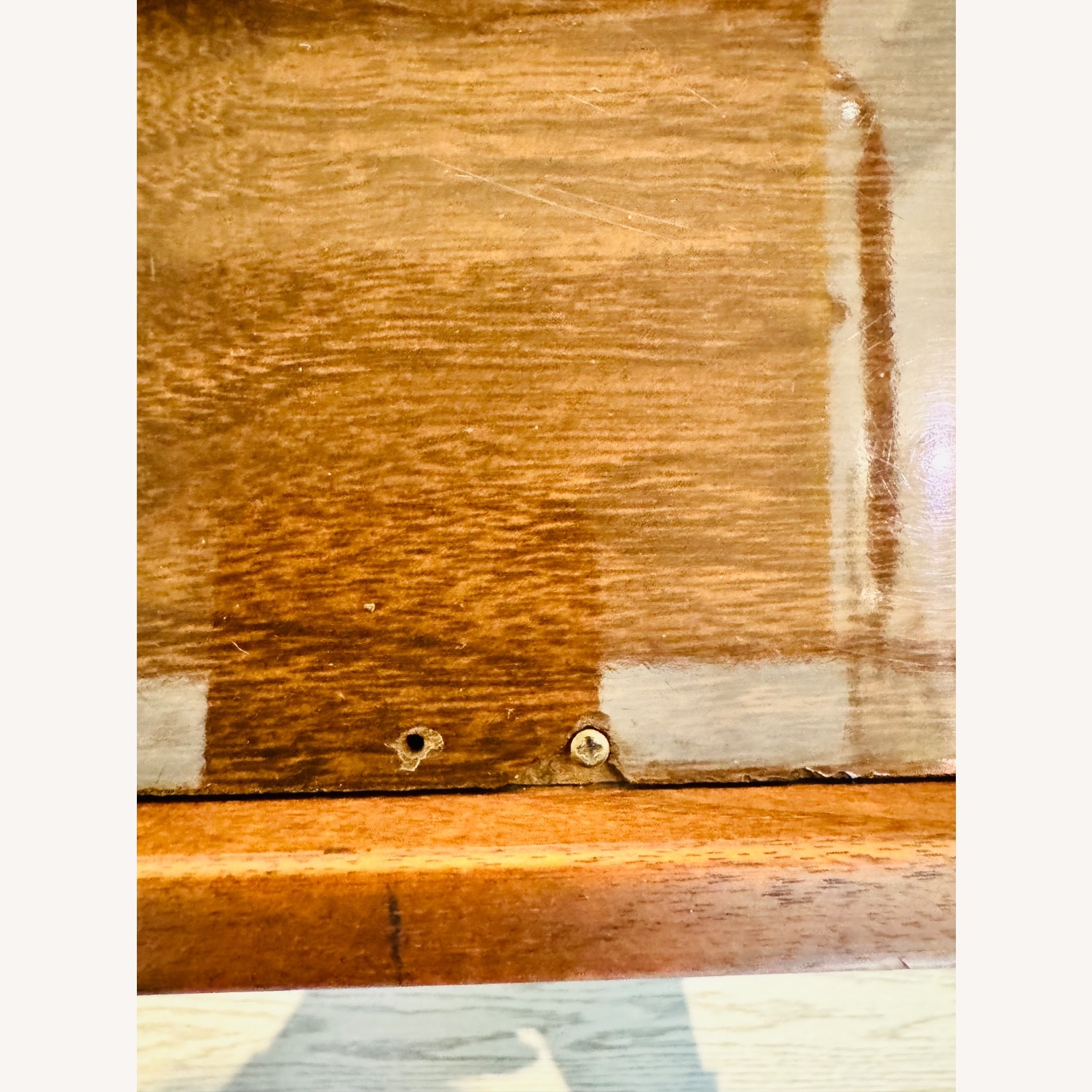 Vintage/Antique Dark Brown Wood Bar Cart - image-7