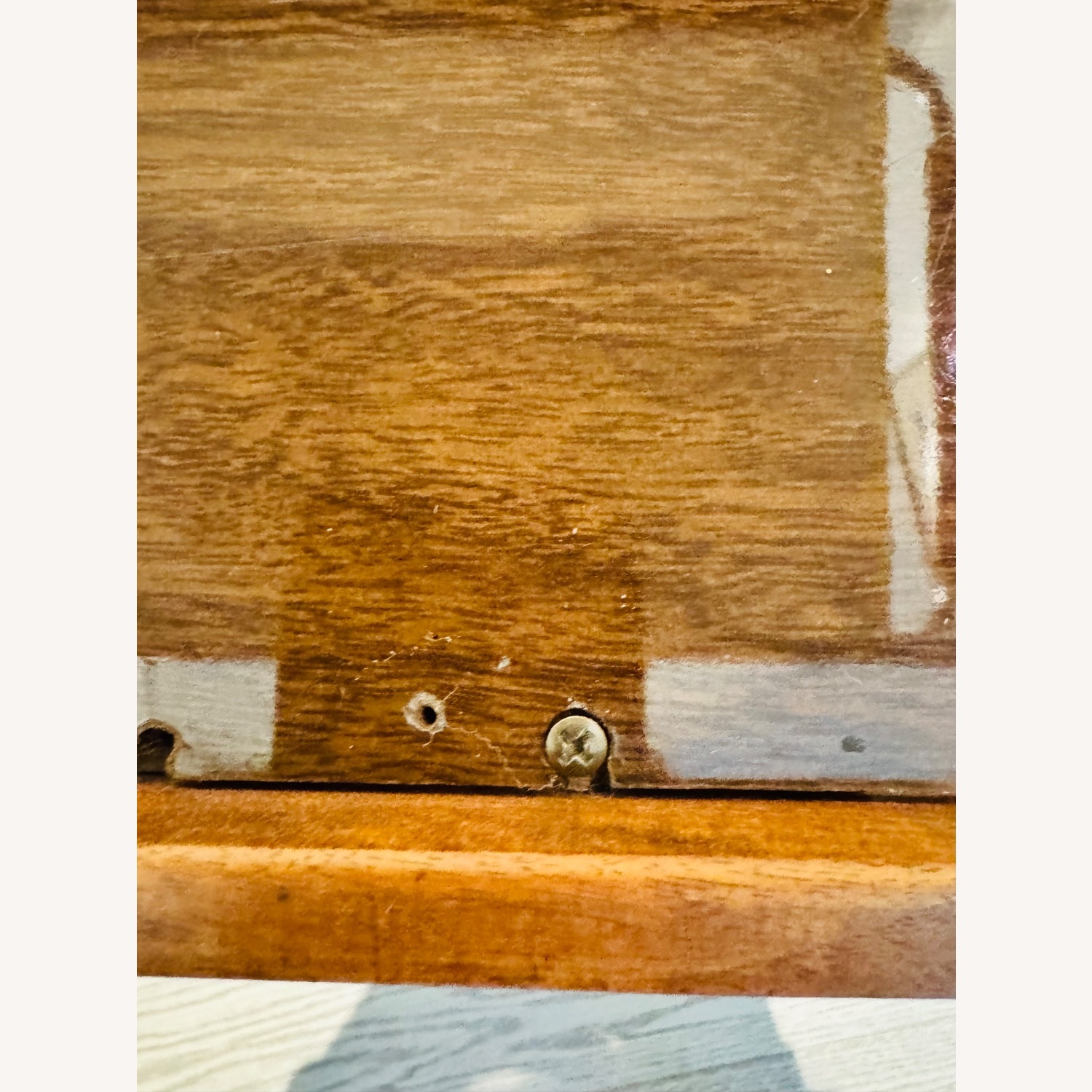 Vintage/Antique Dark Brown Wood Bar Cart - image-6