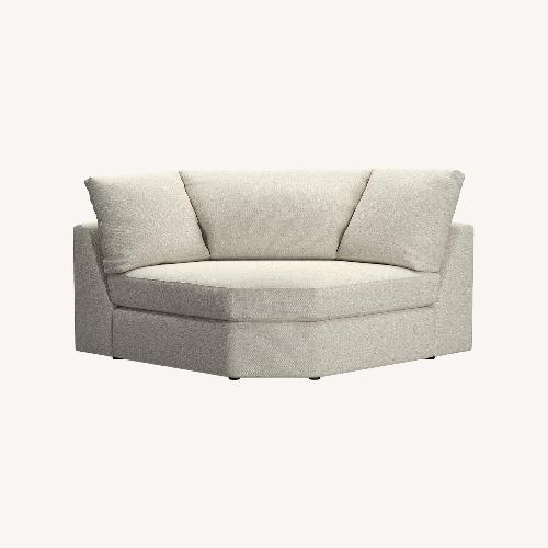 Used Crate & Barrel Lounge Natural 2 Piece Sectional for sale on AptDeco