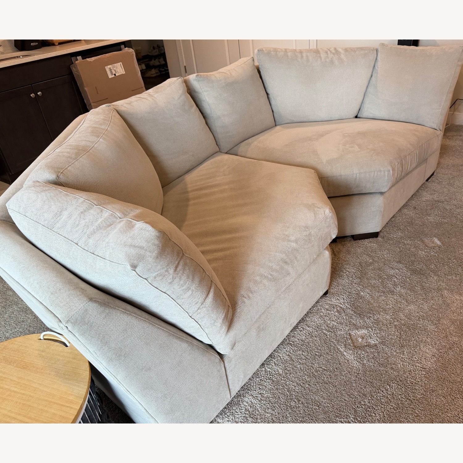 Crate & Barrel Lounge Natural 2 Piece Sectional - image-2