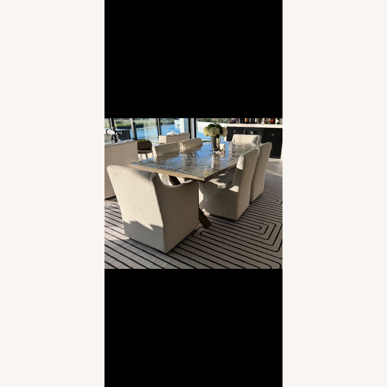 Bernhardt Light Gray Wood Dining Sets - image-1