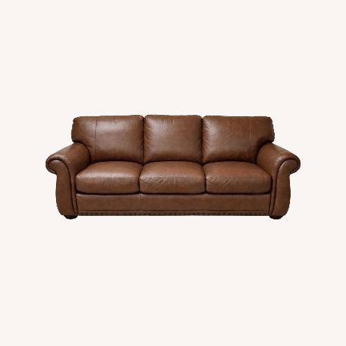 Used ItalModern Italsofa Dark Brown 2 Seater Sofa for sale on AptDeco