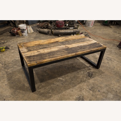 Used Vintage/Antique Dark Brown Wood Coffee Table for sale on AptDeco