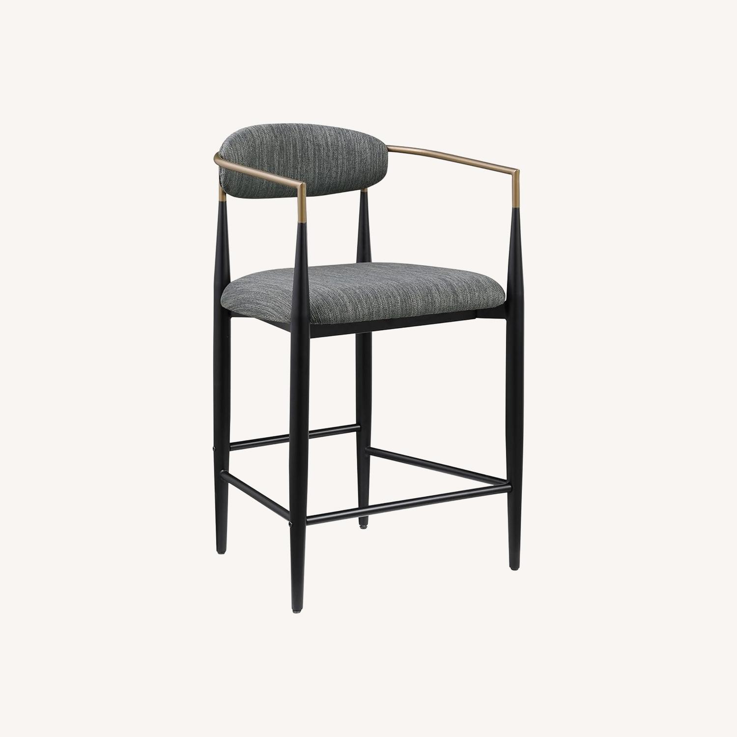 Modern Chic Fabric Counter Chairs - image-0