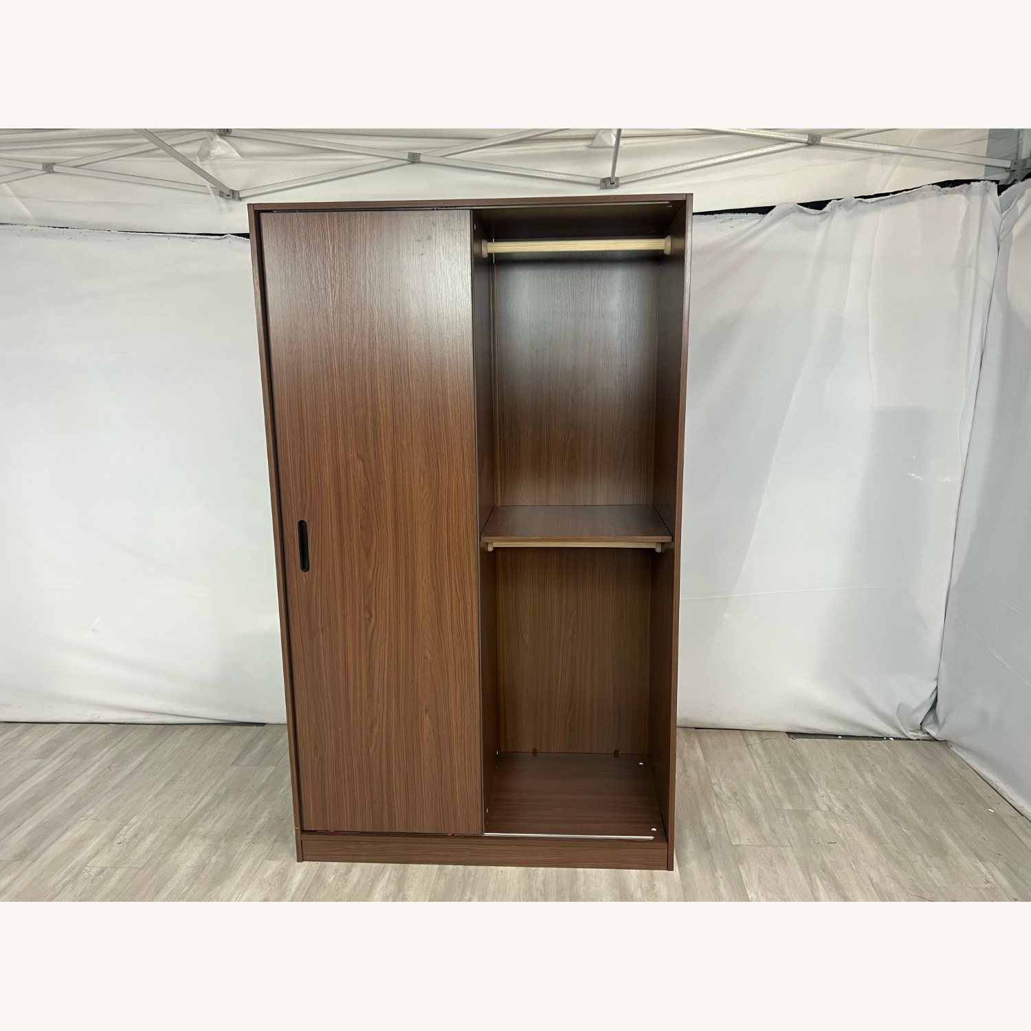 Marlao Simple Classic Dark Wardrobe - image-4