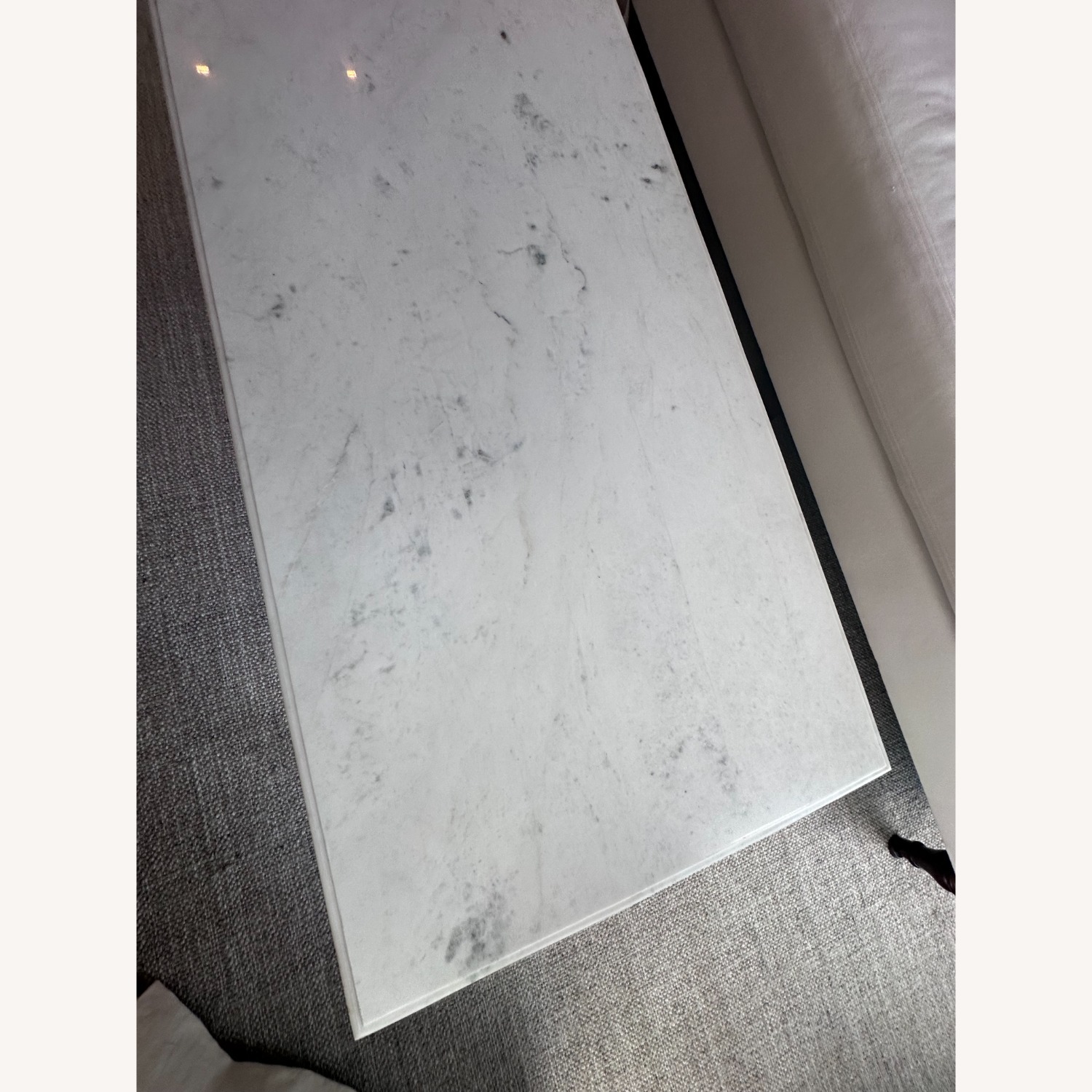 Kathy Kuo Marble Coffee Table - image-5