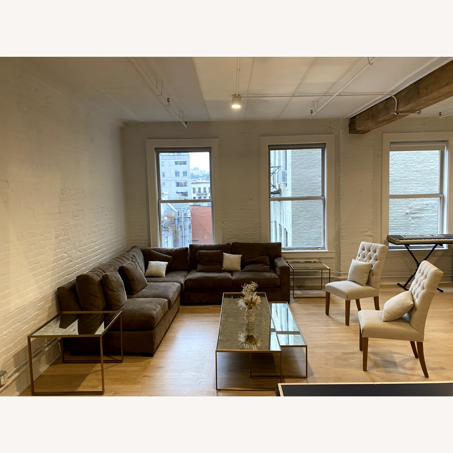 Restoration Hardware Astor Nesting Mirrored Table Set - image-4