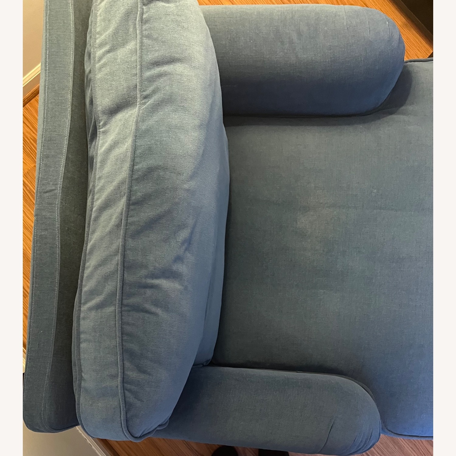 IKEA Stocksund Blue Fabric Armchair - image-2