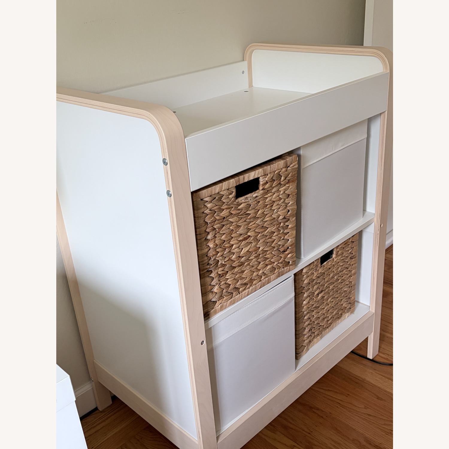 IKEA ÄLSKVÄRD Changing Table with 4 Storage Boxes - image-2