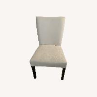 Rooms To Go White Fabric Accent Chair