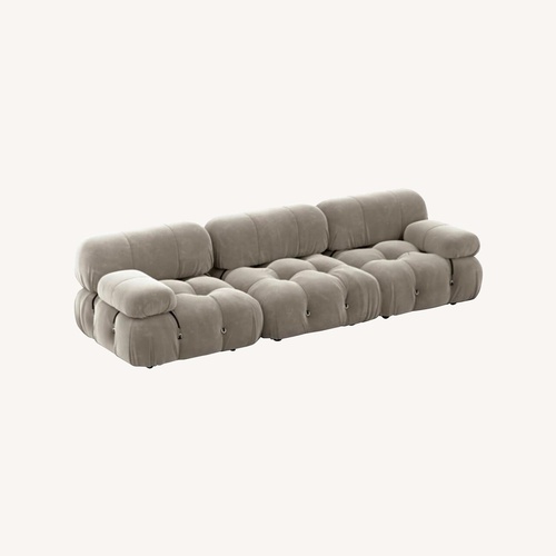 Used Mario Bellini Light Gray Fabric 3+ Seater Sofa for sale on AptDeco