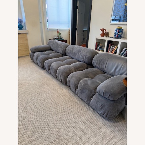 Used Mario Bellini Light Gray Fabric 3+ Seater Sofa for sale on AptDeco