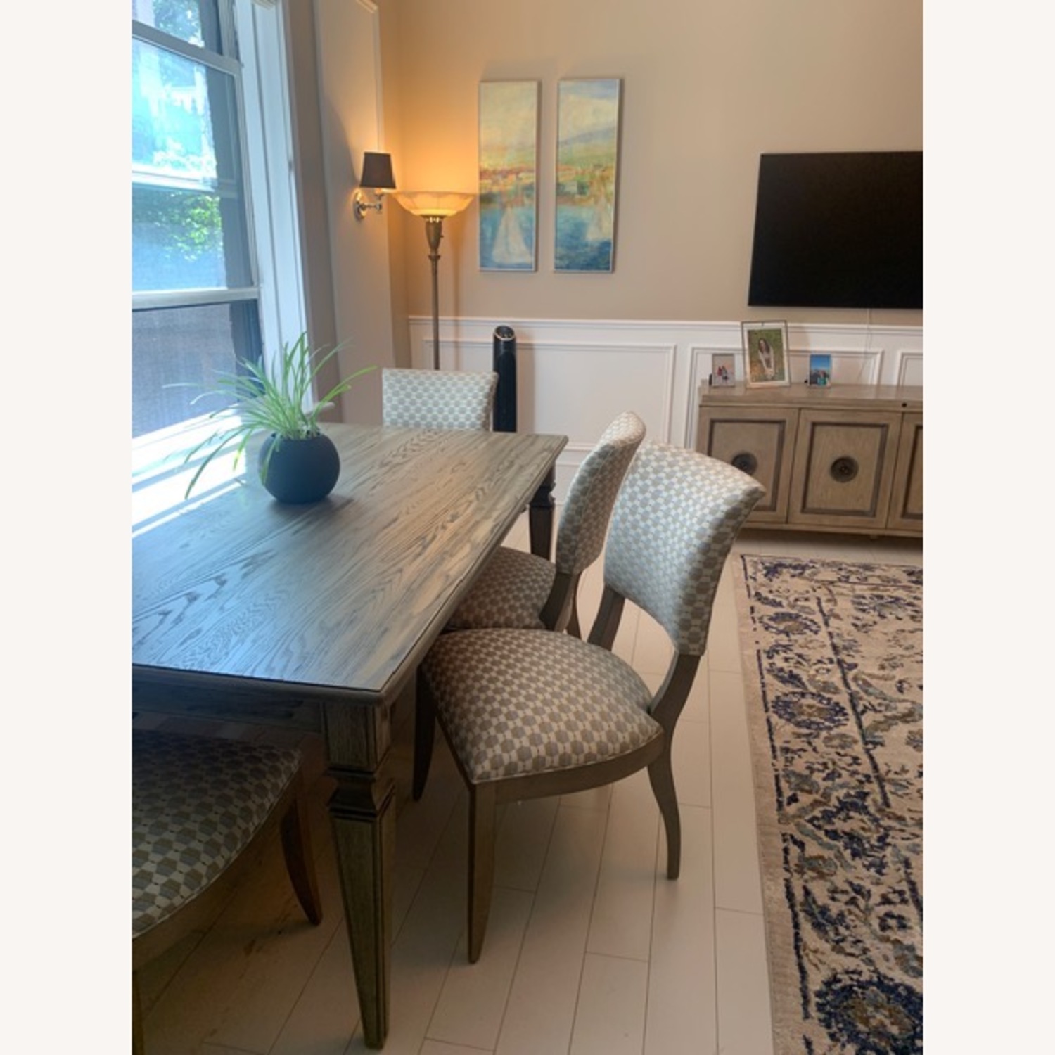 Ethan Allen Oak Table & Chairs - image-3